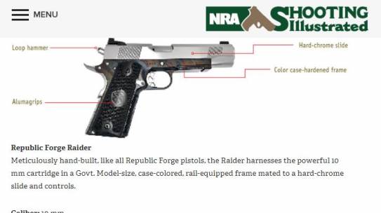Shooting Illustrated Names Republic Forge to Top 10 of 2019